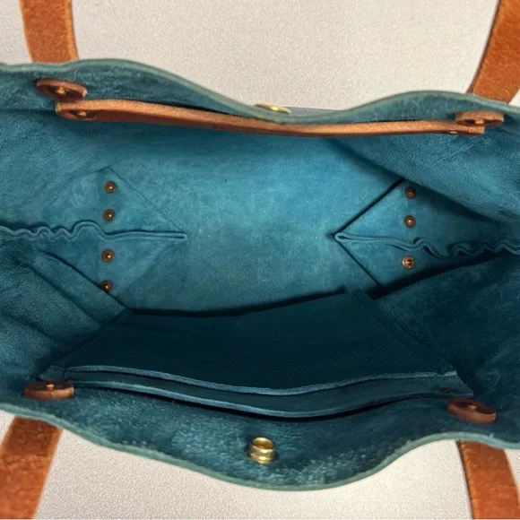 KMM Italian Blue (Teal) Tote and Charms - Picture 3 of 6